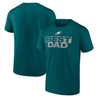 Men's Midnight Green Philadelphia Eagles Best Dad T-Shirt