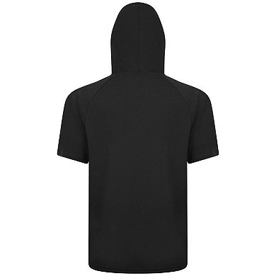 Men's Levelwear Black Tampa Bay Rays Phase Vanguard Hoodie T-Shirt