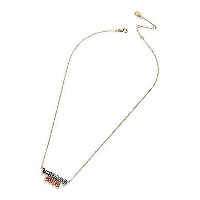 WEAR by Erin Andrews Chicago Cubs Delicate Enamel Necklace