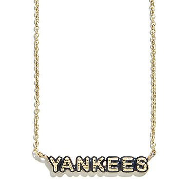 WEAR by Erin Andrews New York Yankees Delicate Enamel Necklace