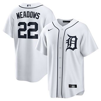 Men's Nike Parker Meadows White Detroit Tigers Home Replica Jersey