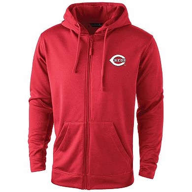 Men's Dunbrooke Red Cincinnati Reds Trophy Full-Zip Hoodie