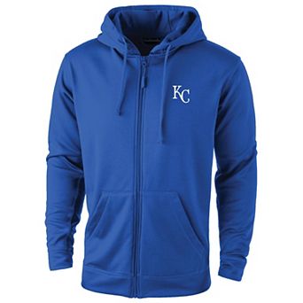 Men's Dunbrooke Royal Kansas City Royals Trophy Full-Zip Hoodie