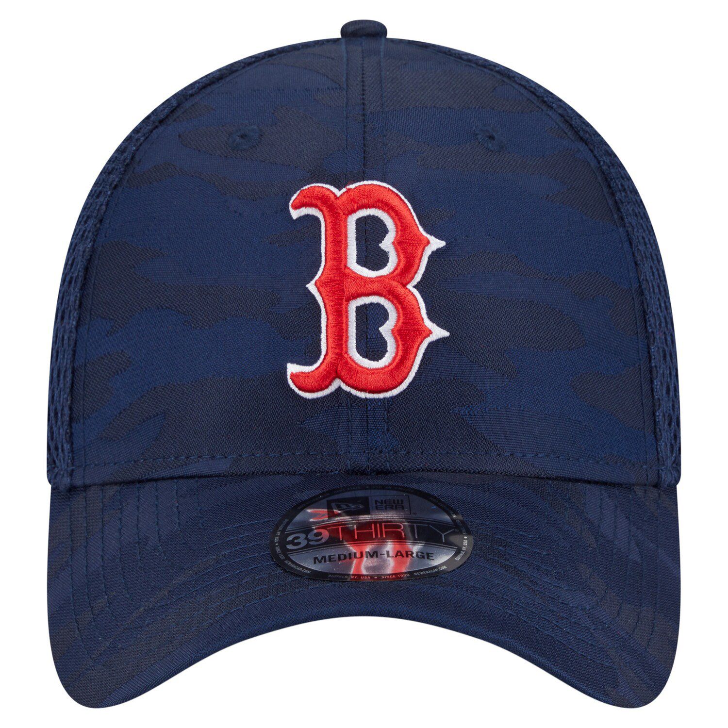 Casquette New Era 39thirty Boston Red Sox - Coupe Stretch élastique, Dos Fermé - Style Décontracté Pour Supporters MLB - 14