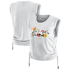 売れ筋商品|||カールバンクス カットソー トップス レディース Women'sWhite Colorado Rockies Curveball Tank Top White Women's Colorado Rockies G-III 4Her by Carl Banks White