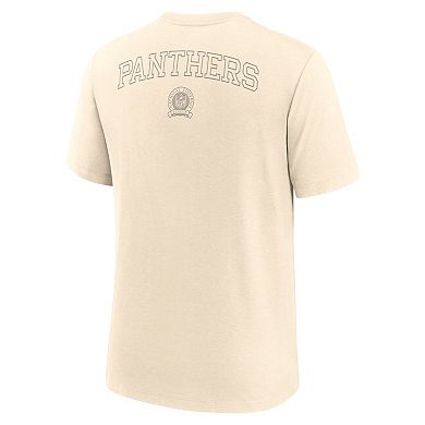 Men's Nike Cream Carolina Panthers Glory Tri-Blend T-Shirt