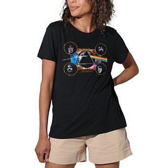 Juniors' Pink Floyd Dark Side Heads Loose Graphic Tee