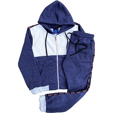 Women’s Soft Fleece Love Stripe Sweatsuit