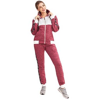 Women’s Soft Fleece Love Stripe Sweatsuit