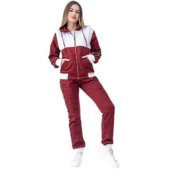Women’s Soft Fleece Love Stripe Sweatsuit