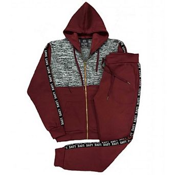 Women’s Soft Fleece Love Stripe Sweatsuit