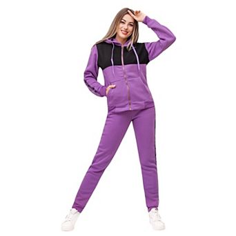 Women’s Soft Fleece Love Stripe Sweatsuit