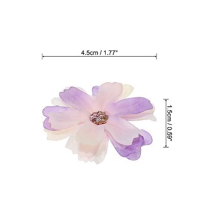 1.77" Artificial Multi-layered Flower Heads, 50 Pack Silk Multi-layered Fake Flowers Heads