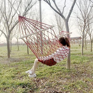 10-strand Rope Hammock for Outdoor 94.49"x59.06" 1 Pc