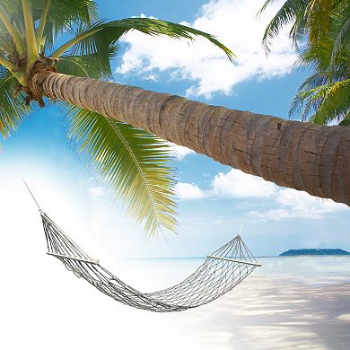 10-strand Rope Hammock for Outdoor 94.49"x59.06" 1 Pc