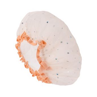 1 pc Women Portable Shower Cap for Bathroom Business Travel