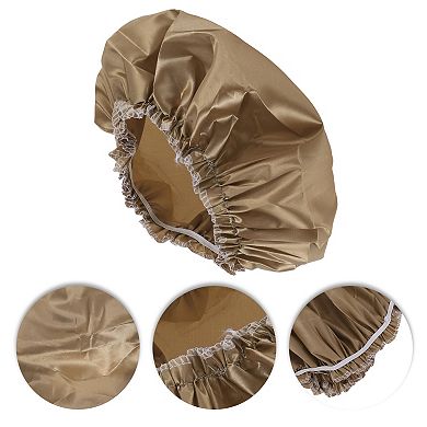 1 Pc Women Waterproof Shower Cap for Bathroom Business Travel