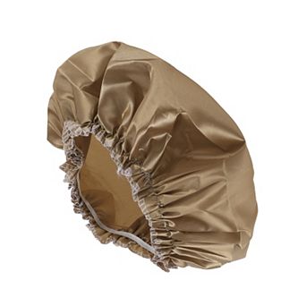 1 pc Women Waterproof Shower Cap for Bathroom Business Travel