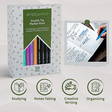 Simply Genius Cool Markers & Pattern Pens - Cute Stuff for School