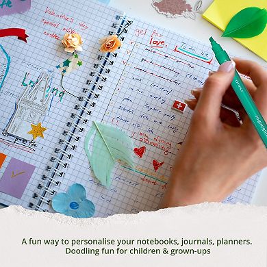 Simply Genius Cool Markers & Pattern Pens - Cute Stuff for School