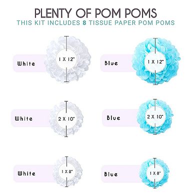 EpiqueOne 68-Piece “It’s A Boy” Baby Shower Party Decor Kit