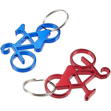 12-Pack Keychain Bottle Opener Bicycle Bike Portable for Wedding Party Favor