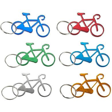 12-Pack Keychain Bottle Opener Bicycle Bike Portable for Wedding Party Favor