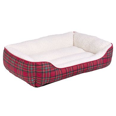 Kenwood Holiday Cuddler Plush Pet Bed