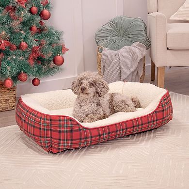 Kenwood Holiday Cuddler Plush Pet Bed