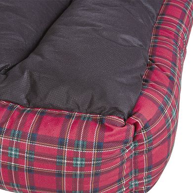 Kenwood Holiday Cuddler Plush Pet Bed