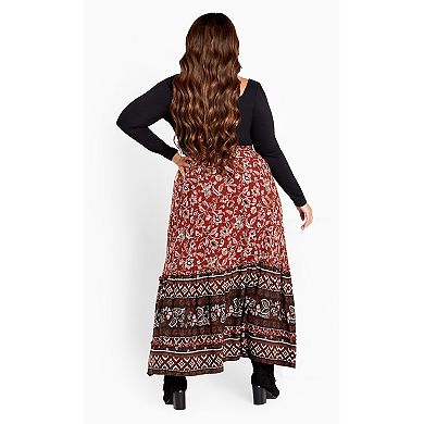 Avenue Women's Plus Size Eternal Maxi Skirt
