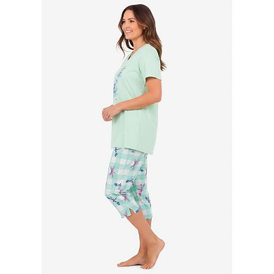 Only Necessities Plus Size Capri Pajamas