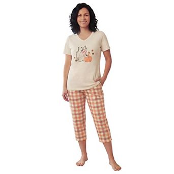 Only Necessities Plus Size Capri Pajamas