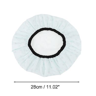 Women Double Layer Butterfly Bath Cap for Bathroom Business Travel 1 Pc