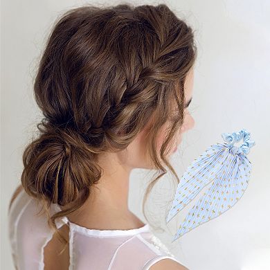 Elegant Satin Hair Scrunchies Hair Ties 1 Pc