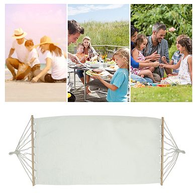 Durable Hammock for Outdoor White 1 Pc
