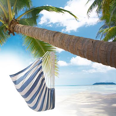 Durable Stripe Hammock for Outdoor 51.18"x39.37" 1 Pc