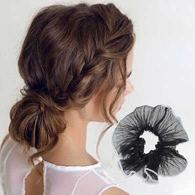 Fashion Pleats Large Scrunchies 1 Pc