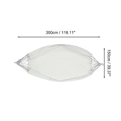 Durable Double Canvas Hammock for Outdoor 118.11" Length 1 Pc