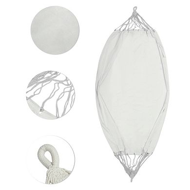 Durable Double Canvas Hammock for Outdoor 118.11" Length 1 Pc