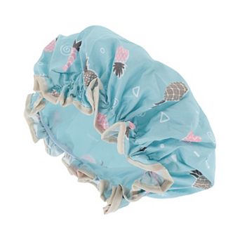 Women Pineapple Bath Cap for Bathroom Business Travel 1 pc