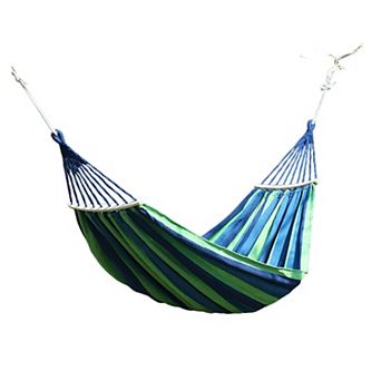 Curved Stick Double Hammock for Outdoor 102.36" Length 1 pc