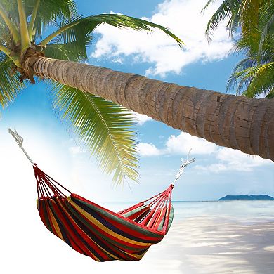 No Stick Double Hammock for Outdoor 102.36" Length 1 Pc