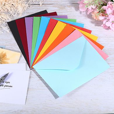 Mini Envelopes, 50 Pack Business Cards Envelope for Greeting Weddings