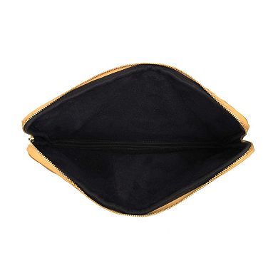 Ardentia Quilted Leather Mackbook Sleeve - Mustard