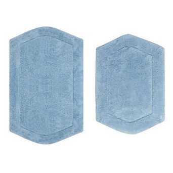 Home Weavers Waterford Collection 100% Cotton Tufted Bath Rug, Extra Soft & Absorbent Bath Rug