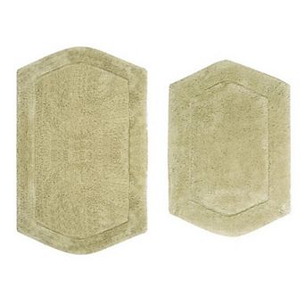 Home Weavers Waterford Collection 100% Cotton Tufted Bath Rug, Extra Soft & Absorbent Bath Rug