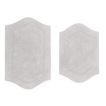 Home Weavers Waterford Collection 100% Cotton Tufted Bath Rug, Extra Soft & Absorbent Bath Rug