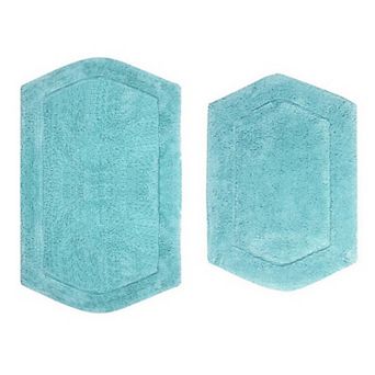 Home Weavers Waterford Collection 100% Cotton Tufted Bath Rug, Extra Soft & Absorbent Bath Rug