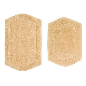 Home Weavers Waterford Collection 100% Cotton Tufted Bath Rug, Extra Soft & Absorbent Bath Rug